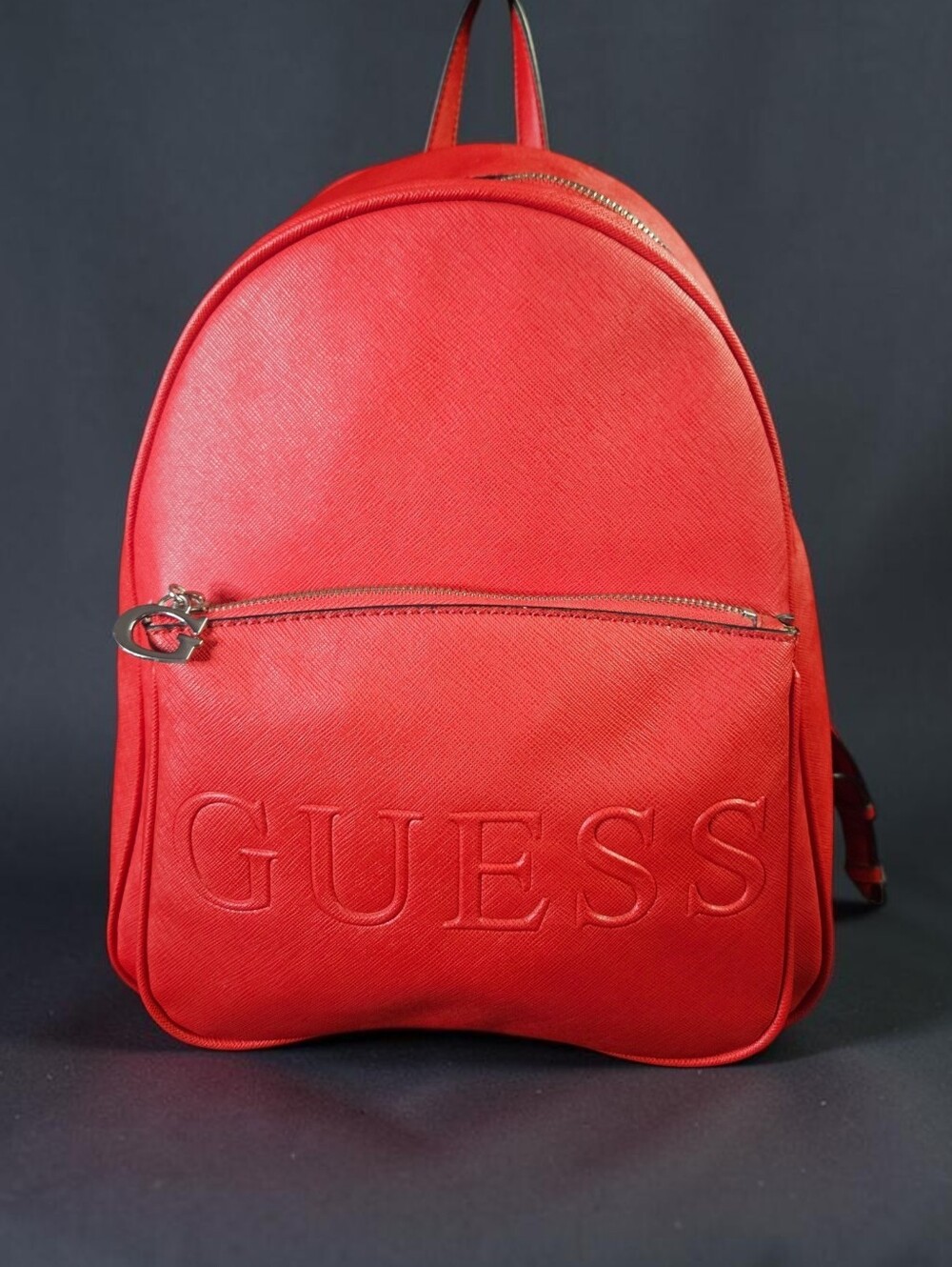 GUESS Rodney Mini Backpack in Blazin' Red